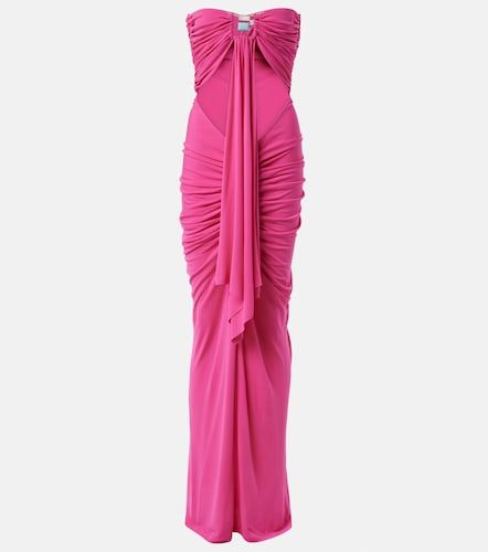 Abito lungo in jersey con cut-out - Christopher Esber - Modalova