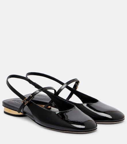 Bailarinas destalonadas de charol - Tod's - Modalova