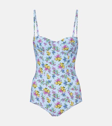 Costume intero con stampa floreale - Dolce&Gabbana - Modalova