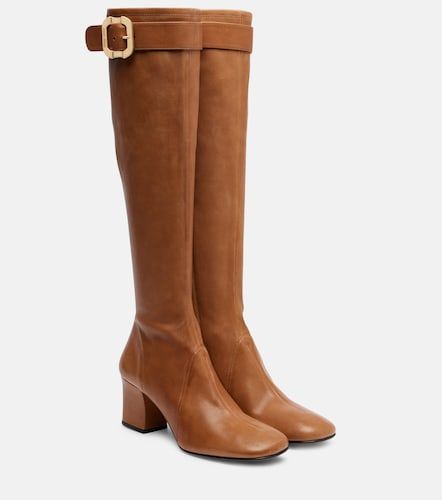 Miu Miu Leather knee-high boots - Miu Miu - Modalova