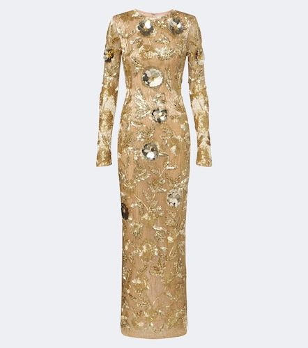 Pierre embellished floral-applique gown - Rachel Gilbert - Modalova