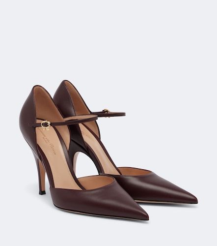 Sofia D'Orsay leather pumps - Gianvito Rossi - Modalova