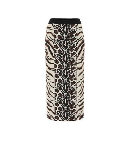 Animal-jacquard midi skirt - Stella McCartney - Modalova