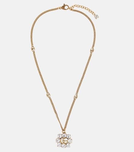 Gucci Double G crystal necklace - Gucci - Modalova