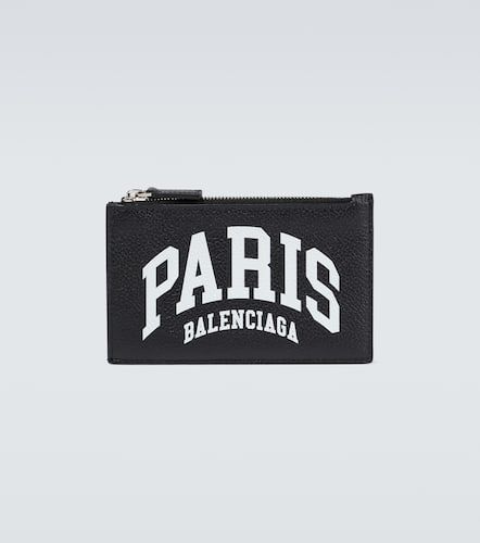Cities Paris leather card holder - Balenciaga - Modalova