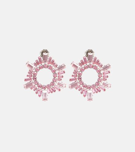 Begum Mini crystal-embellished earrings - Amina Muaddi - Modalova