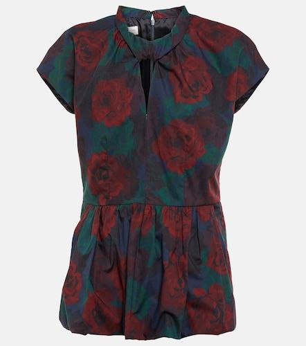 Top en popelín de algodón con peplum - Dries Van Noten - Modalova