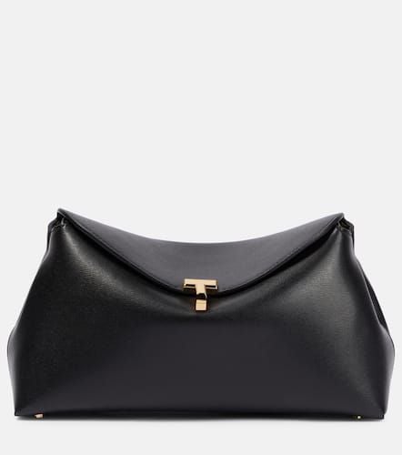 Toteme T-Lock Small leather clutch - Toteme - Modalova