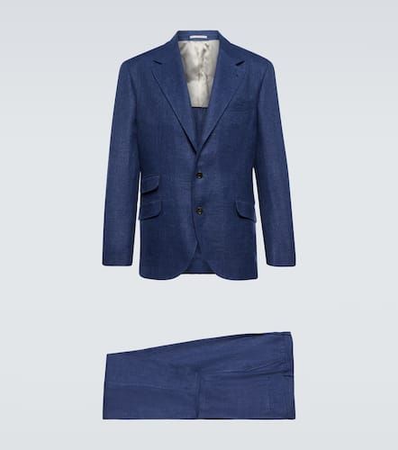 Linen, wool and silk suit - Brunello Cucinelli - Modalova