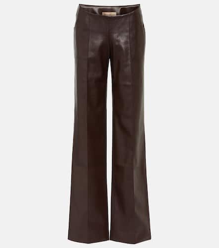 Faux leather wide-leg pants - Aya Muse - Modalova