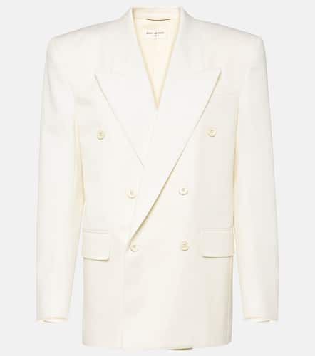 Virgin wool gabardine blazer - Saint Laurent - Modalova