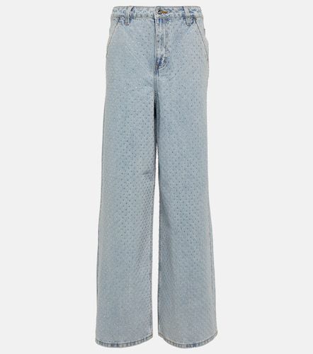 Jeans anchos adornados de tiro alto - Self-Portrait - Modalova