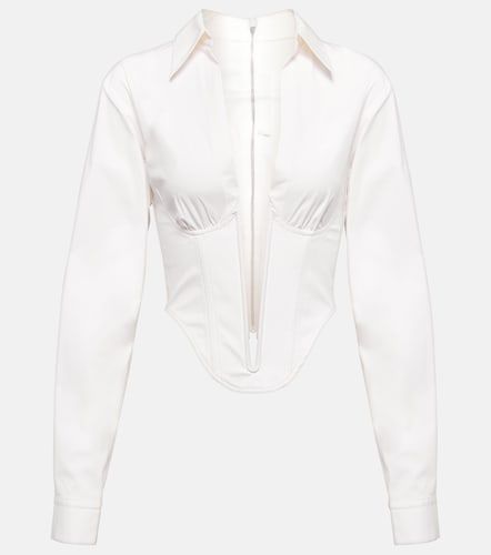 Top de algodón tipo corsé - Dion Lee - Modalova