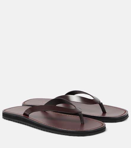 The Row City leather thong sandals - The Row - Modalova