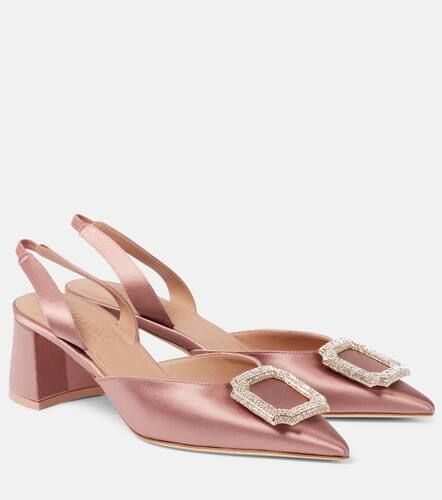 Slingback-Pumps Marilu 45 aus Satin - Malone Souliers - Modalova