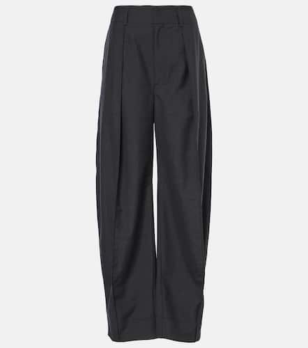 Pleated twill wide-leg pants - Lemaire - Modalova