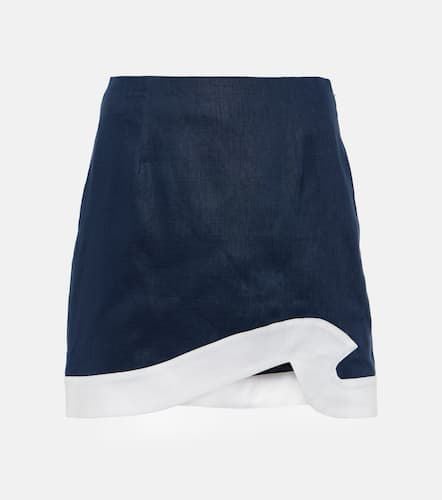 Staud Raphael linen miniskirt - Staud - Modalova