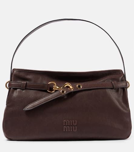 Bolso al hombro Aventure Medium de piel - Miu Miu - Modalova