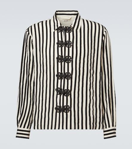 Camisa de seda con terciopelo a rayas - Bode - Modalova