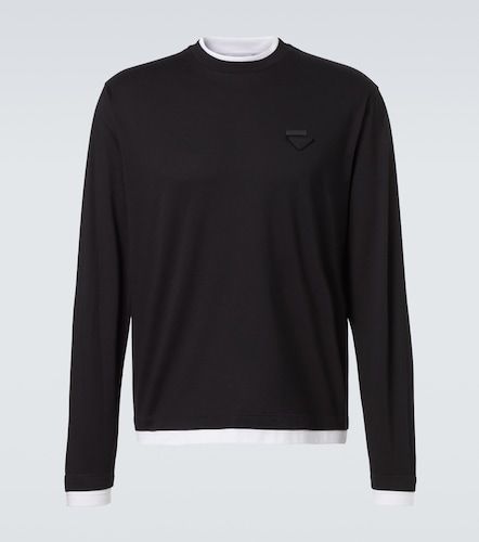 Sudadera de jersey de algodón - Prada - Modalova