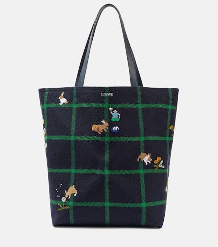 Borsa Bunny XL Puzzle Fold in canvas - Loewe - Modalova