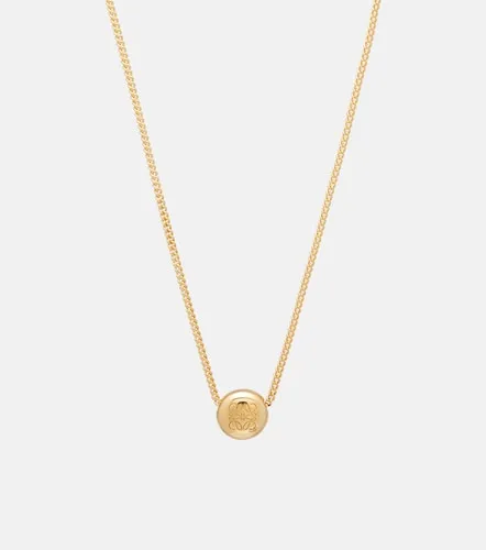Collar de plata de ley con anagrama - Loewe - Modalova