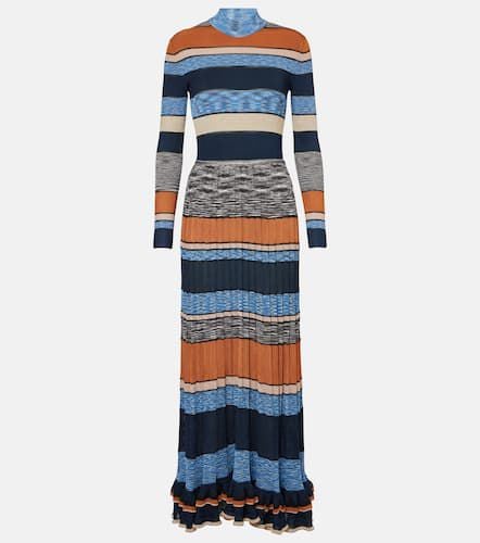 Evangeline striped lamÃ© maxi dress - Ulla Johnson - Modalova