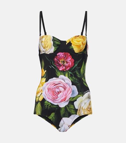 Floral printed swimsuit - Dolce&Gabbana - Modalova