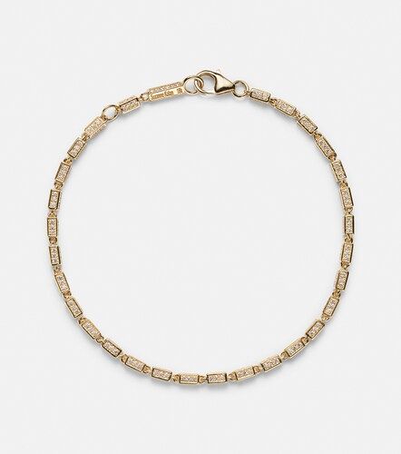 Bracciale Block-Chain Mini in 18kt con diamanti - Suzanne Kalan - Modalova