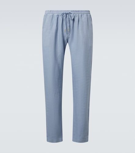 Pantalones rectos de lino - Thom Sweeney - Modalova