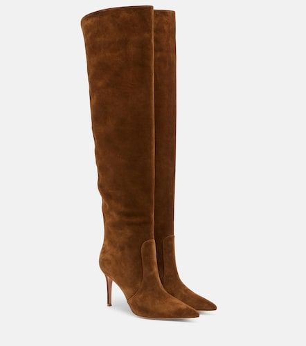 Botas altas Hansen de ante - Gianvito Rossi - Modalova