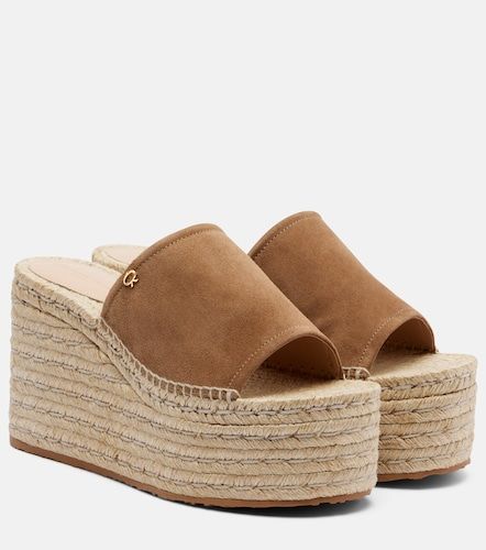 Espadrillas con zeppa in suede - Gianvito Rossi - Modalova