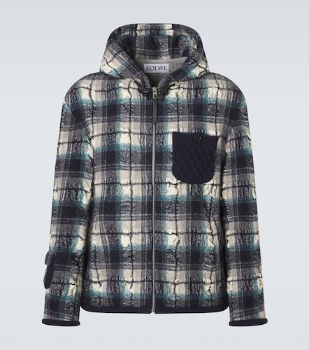 Loewe Plaid wool and linen jacket - Loewe - Modalova