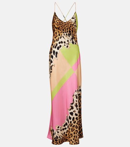 Abito sottoveste in seta - Roberto Cavalli - Modalova