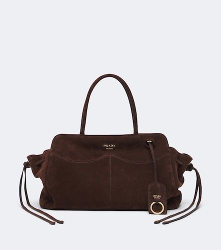 Allusion Large suede tote bag - Prada - Modalova