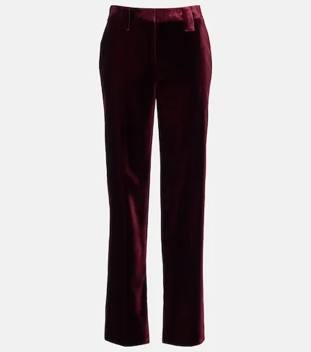 Versace Velvet straight pants - Versace - Modalova