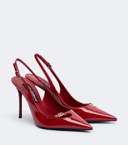 DG patent leather slingback pumps - Dolce&Gabbana - Modalova