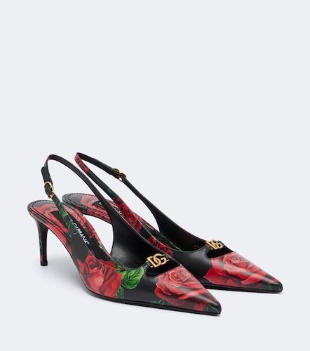 Slingback-Pumps DG aus Leder - Dolce&Gabbana - Modalova