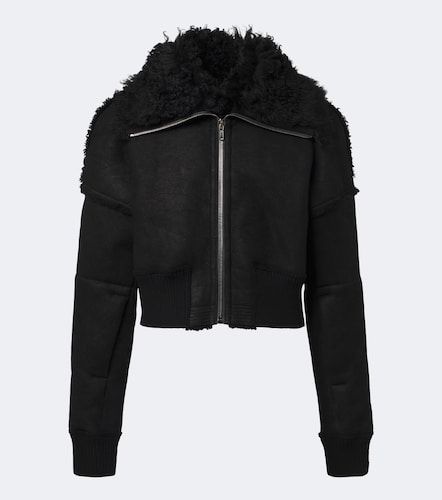 Flight cropped leather jacket - Rick Owens - Modalova