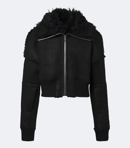 Flight cropped leather jacket - Rick Owens - Modalova
