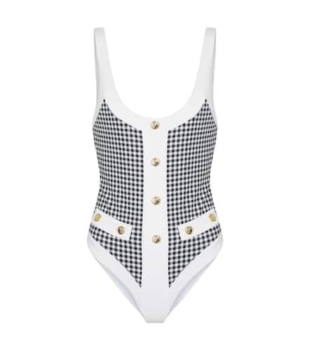 Sailor checked swimsuit - Caroline Constas - Modalova