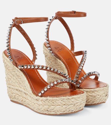 Pyraclou embellished wedge sandals - Christian Louboutin - Modalova