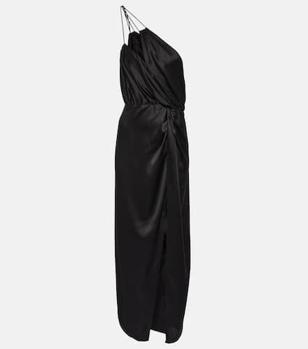 One-shoulder silk midi dress - The Sei - Modalova