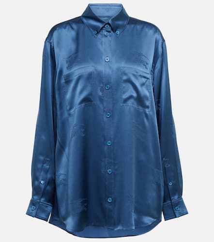 Equestrian Knight silk shirt - Burberry - Modalova