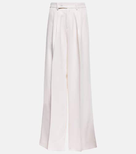 Pleated high-rise wide-leg pants - Amiri - Modalova