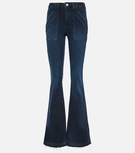 Le High Flare Trapunto high-rise flared jeans - Frame - Modalova