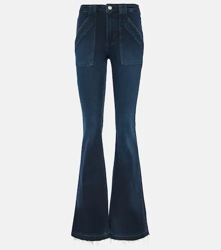 Le High Flare Trapunto high-rise flared jeans - Frame - Modalova