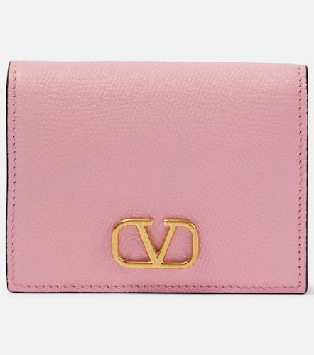 Portemonnaie VLogo Signature aus Leder - Valentino Garavani - Modalova