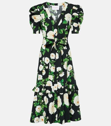 Abito midi in misto cotone - Carolina Herrera - Modalova
