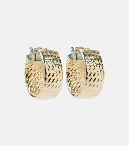 Le Groove 14kt hoop earrings - Stone and Strand - Modalova